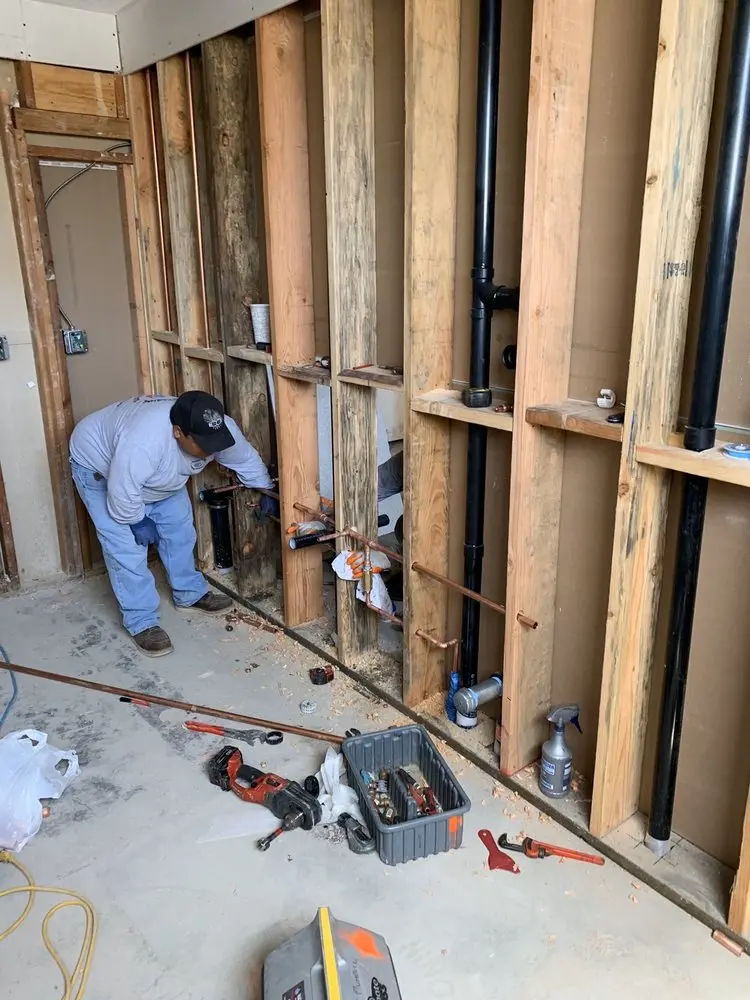 Commercial rough-in plumbing for Gas Line Repair in Floresville
